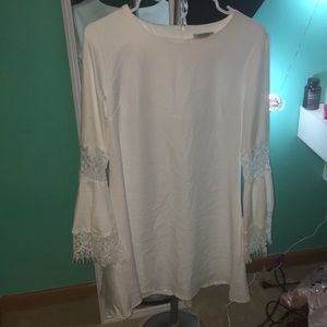 White Dress Only Worn Once!